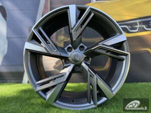 Ratlankis R18x8  5X112  ET  30  66.5  B1571  (FBX154)  Grey Polished (MG)  For AUD  (Z6)  (HYBRID FORGED)