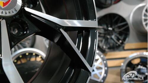 Ratlankis R18x8  5X112  ET  50  57.1  B5801  (FBX256)  Black Polished (MB)  For VW  (Z6)  (HYBRID FORGED)