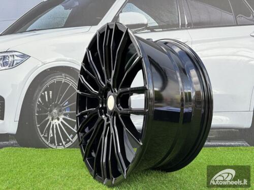 Ratlankis Limited LS1325 Style R23X10.5J 5x120 ET35 72.6 Gloss Black