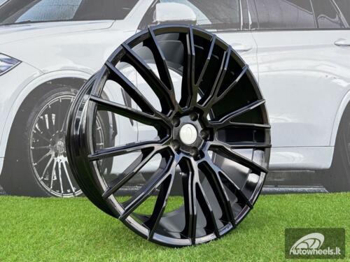 Ratlankis Limited LS1325 Style R23X10.5J 5x120 ET35 72.6 Gloss Black