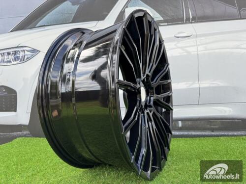 Ratlankis Limited LS1325 Style R23X10.5J 5x120 ET35 72.6 Gloss Black