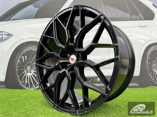 Ratlankis Khan Motorsport Style R23X10.5J 5x120 ET40 72.6 Gloss Black