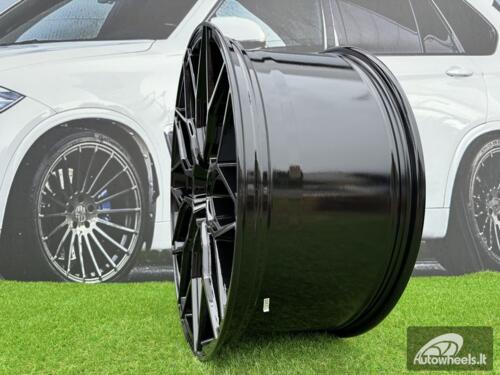 Ratlankis Khan Motorsport Style R23X10.5J 5x120 ET40 72.6 Gloss Black