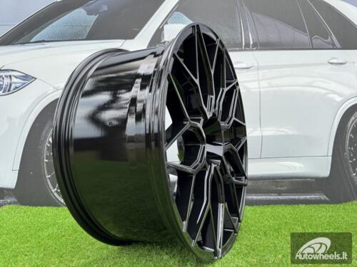 Ratlankis Khan Motorsport Style R23X10.5J 5x120 ET40 72.6 Gloss Black