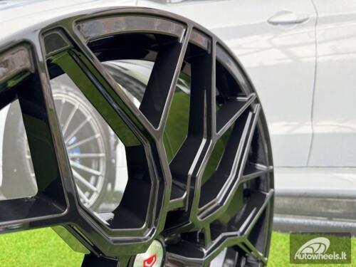 Ratlankis Khan Motorsport Style R23X10.5J 5x120 ET40 72.6 Gloss Black