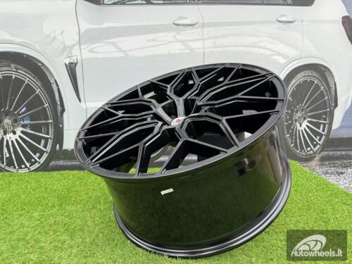 Ratlankis Khan Motorsport Style R23X10.5J 5x120 ET40 72.6 Gloss Black