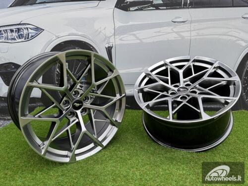 Ratlankis Ford Mustang Mach 1 Style R20X10.5J 5x114.3 ET35 70.5 Hyper Black