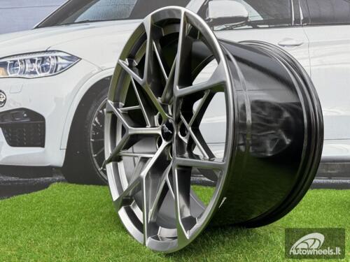 Ratlankis Ford Mustang Mach 1 Style R20X10.5J 5x114.3 ET35 70.5 Hyper Black