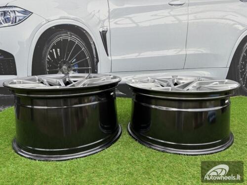 Ratlankis Ford Mustang Mach 1 Style R20X10.5J 5x114.3 ET35 70.5 Hyper Black