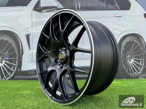 Ratlankis BBS CH-R Style R18X8J 5X108 ET38 73.1 Matt Black with Diamond Cut Lip