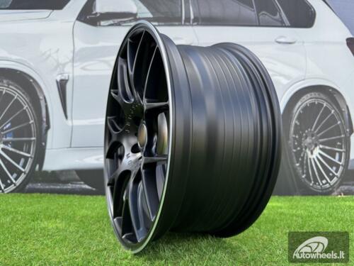 Ratlankis BBS CH-R Style R18X8J 5X108 ET38 73.1 Matt Black with Diamond Cut Lip