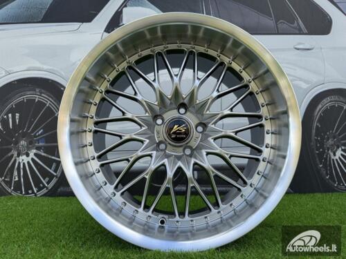 Ratlankis Work VS-XV Style R19X10.5J 5X114.3 ET25 73.1 Hyper Black