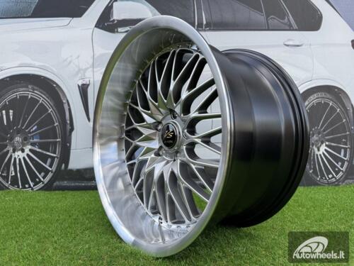 Ratlankis Work VS-XV Style R19X10.5J 5X114.3 ET25 73.1 Hyper Black