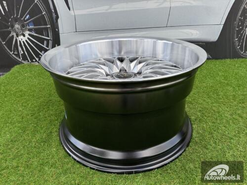 Ratlankis Work VS-XV Style R19X10.5J 5X114.3 ET25 73.1 Hyper Black