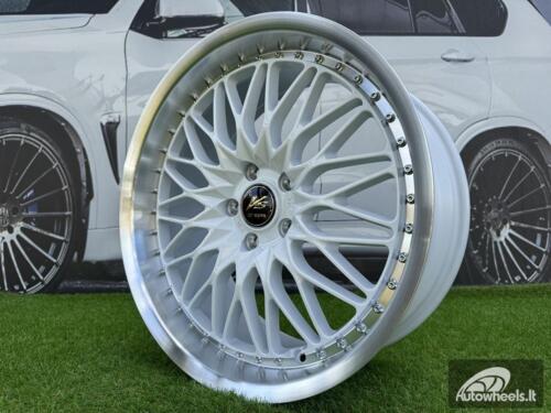 Ratlankis Work VS-XV Style R19X8.5J 5X114.3 ET35 73.1 White with Diamond Cut Lip