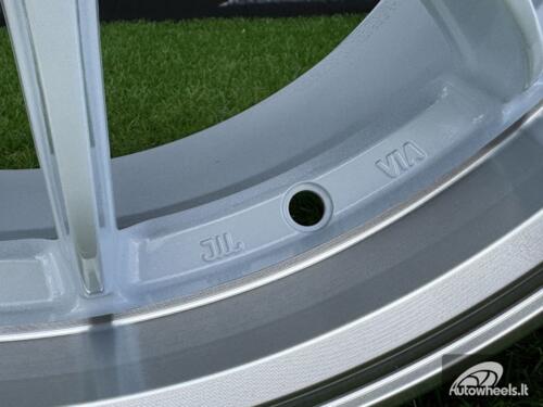 Ratlankis Work ZR10 Style R19X10.5J (Fit for 5X112 / 5X114.3) ET25 73.1 White with Diamond Cut Lip