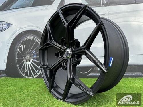 Ratlankis HRE FF11 Style R19X8.5J 5X114.3 ET35 73.1 Satin Black
