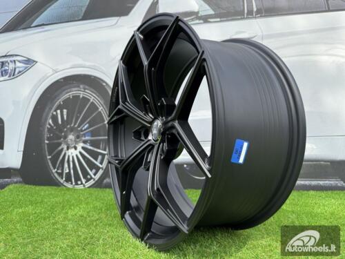 Ratlankis HRE FF11 Style R19X8.5J 5X114.3 ET35 73.1 Satin Black