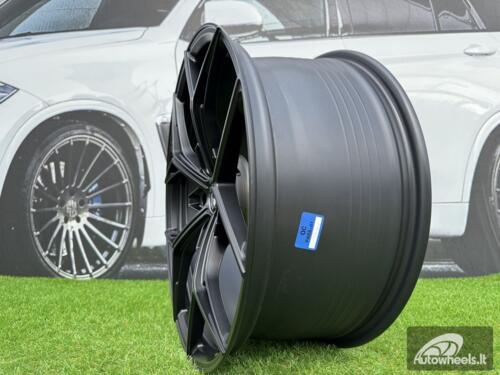 Ratlankis HRE FF11 Style R19X8.5J 5X114.3 ET35 73.1 Satin Black
