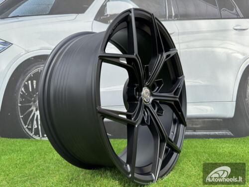 Ratlankis HRE FF11 Style R19X8.5J 5X114.3 ET35 73.1 Satin Black