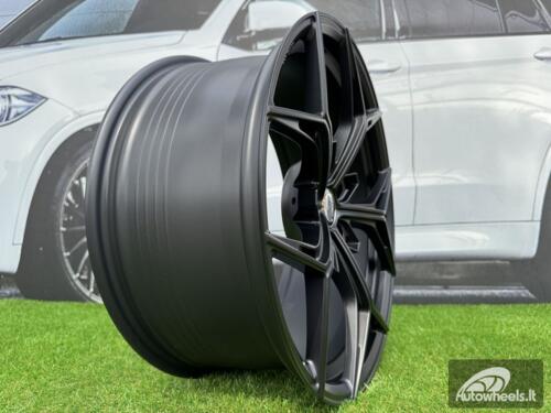 Ratlankis HRE FF11 Style R19X8.5J 5X114.3 ET35 73.1 Satin Black