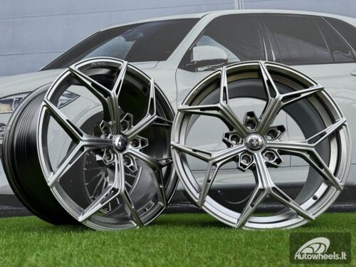 Ratlankis HRE FF11 Style R19X8.5J 5X120 ET35 72.56 Hyper Black