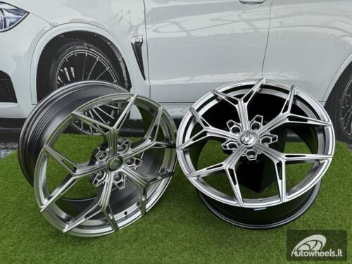 Ratlankis HRE FF11 Style R19X8.5J 5X120 ET35 72.56 Hyper Black