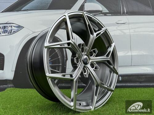 Ratlankis HRE FF11 Style R19X8.5J 5X120 ET35 72.56 Hyper Black