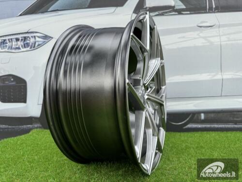 Ratlankis HRE FF11 Style R19X8.5J 5X120 ET35 72.56 Hyper Black