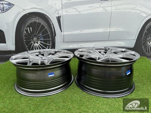 Ratlankis HRE FF11 Style R19X8.5J 5X120 ET35 72.56 Hyper Black