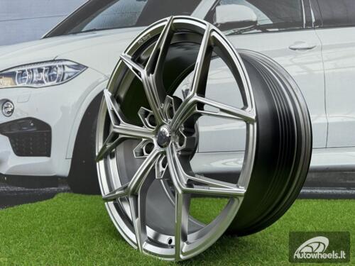 Ratlankis HRE FF11 Style R19X9.5J 5X120 ET35 72.56 Hyper Black