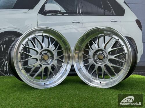 Ratlankis BBS LM Style R19X8.5J (Fit for 5X112 / 5X114.3) ET35 73 Hyper Black with Diamond Cut Lip