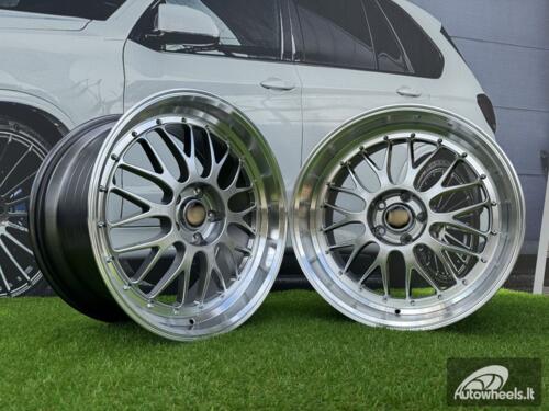 Ratlankis BBS LM Style R19X9.5J (Fit for 5X112 / 5X114.3) ET38 73 Hyper Black with Diamond Cut Lip