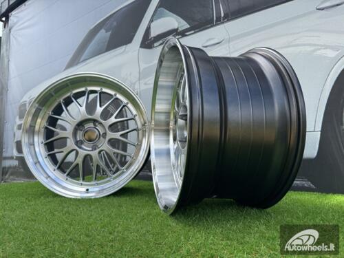 Ratlankis BBS LM Style R19X9.5J (Fit for 5X112 / 5X114.3) ET38 73 Hyper Black with Diamond Cut Lip