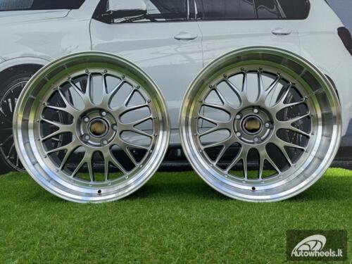 Ratlankis BBS LM Style R19X9.5J (Fit for 5X112 / 5X114.3) ET38 73 Hyper Black with Diamond Cut Lip