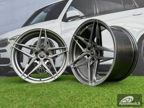 Ratlankis Mustang Vittoria Cancun Style R20X9J 5X114.3 ET15 71.5 Hyper Black