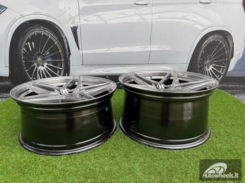 Ratlankis Mustang Vittoria Cancun Style R20X9J 5X114.3 ET15 71.5 Hyper Black