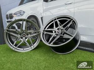 Ratlankis Mustang Vittoria Cancun Style R20X9J 5X114.3 ET15 71.5 Hyper Black