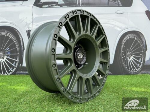 Ratlankis Offroad Sandstorm Style R17X8J 5X127 ET-10 71.56 Forest Green
