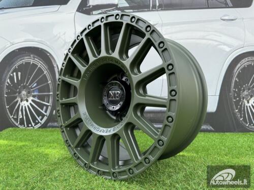 Ratlankis Offroad Sandstorm Style R17X8J 5X127 ET-10 71.56 Forest Green