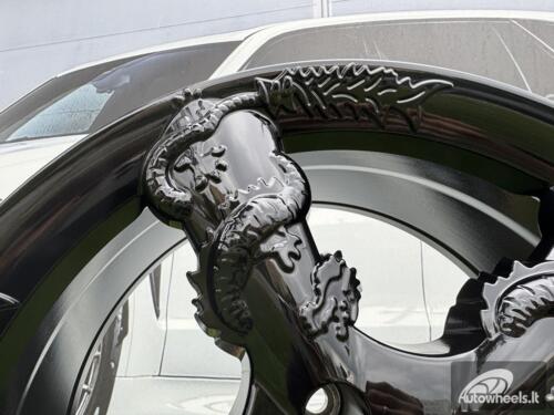 Ratlankis Black Dragon R19X8.5J 5X114.3 ET35 73.1 Gloss Black