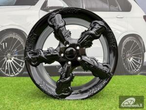 Ratlankis Black Dragon R19X8.5J 5X114.3 ET35 73.1 Gloss Black