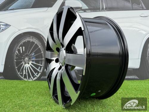 Ratlankis Sprinter 10 Spoke Style R19X8.5J 6X130 ET40 84.1 Black with Diamond Cut