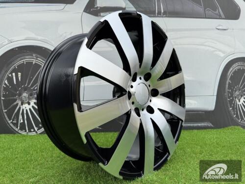 Ratlankis Sprinter 10 Spoke Style R19X8.5J 6X130 ET40 84.1 Black with Diamond Cut