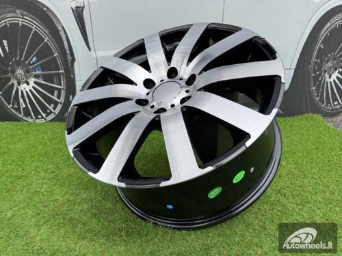 Ratlankis Sprinter 10 Spoke Style R19X8.5J 6X130 ET40 84.1 Black with Diamond Cut