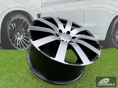 Ratlankis Sprinter 10 Spoke Style R19X8.5J 6X130 ET40 84.1 Black with Diamond Cut