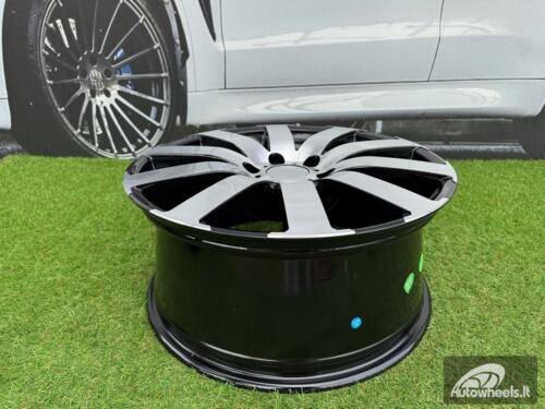 Ratlankis Sprinter 10 Spoke Style R19X8.5J 6X130 ET40 84.1 Black with Diamond Cut