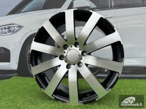 Ratlankis Sprinter 10 Spoke Style R19X8.5J 6X130 ET40 84.1 Black with Diamond Cut