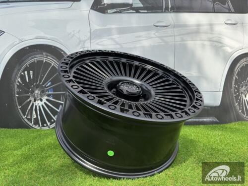 Ratlankis Black Rhino Spoker Style R20X9 6X139.7 ET0 87.1 Matt Black