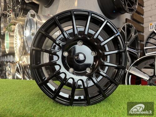 Ratlankis Ford Transit Tourneo TMS Style R16X7.5J 5x160 ET50 65.1 Gloss Black